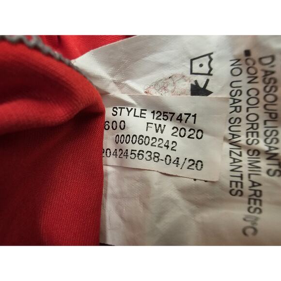 Under Armour HeatGear Compression Red Long Sleeve Athletic Shirt Mens Medium - Picture 4 of 6